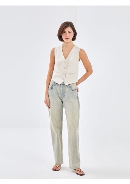 Yeni Sezon V Yaka Kadın Klasik Yelek fiyatları