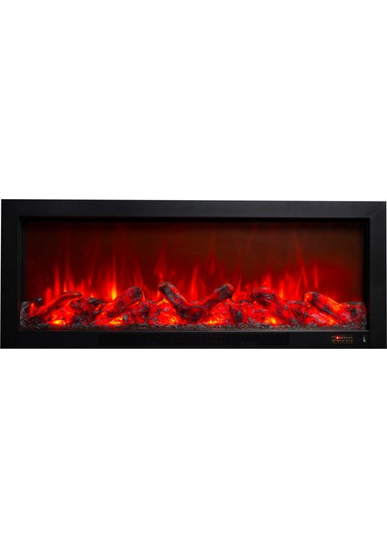 Elektrikli Şömine Wifi Bluetoothlu Ses Efektli 130 cm 1800 W Yerli Üretim