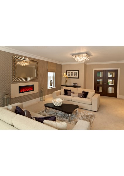 Elektrikli Şömine Wifi Bluetoothlu Ses Efektli 130 cm 1800 W Yerli Üretim fiyatları