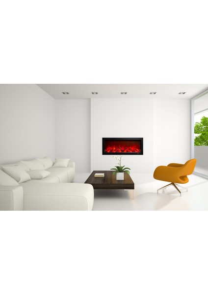 Elektrikli Şömine Wifi Bluetoothlu Ses Efektli 130 cm 1800 W Yerli Üretim modelleri