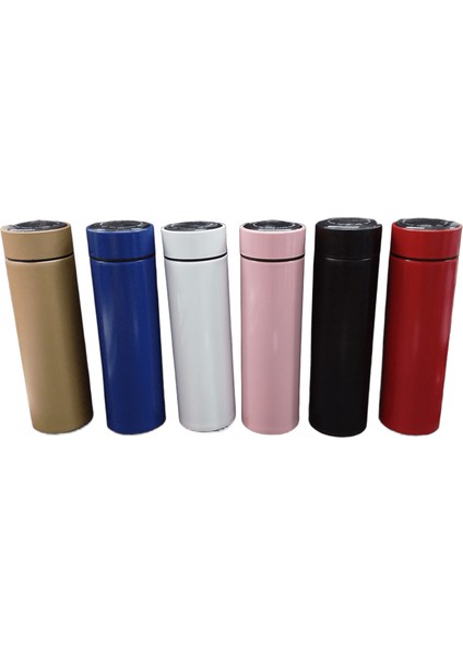 Termos Dijital Sıcaklık Göstergeli 500ML Çelik Termos