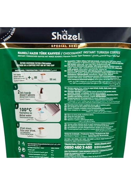 Shazel Naneli Hazır Türk Kahvesi 200 gr