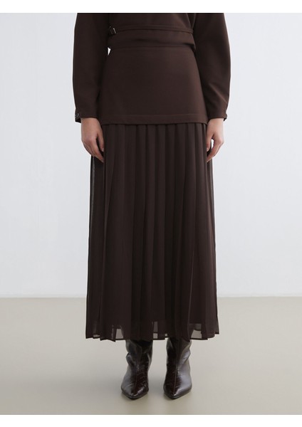 Yeni Sezon Beli Lastikli Pileli Etek fiyatları