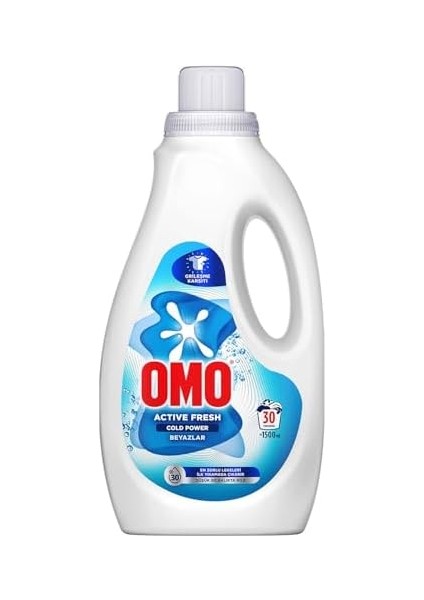 Omo Active Fresh Cold Power Beyazlar Için Sıvı Deterjan 1500 ml modelleri