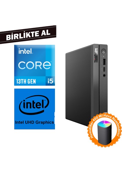 Thinkcentre Neo 50Q G4 I5-13420H 64GB 2tb SSD W11P Mini Pc + Hava Nemlendirici 12LMS4XCTX 043