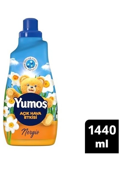 Yumoş Açık Hava Etkisi Konsantre Çamaşır Yumuşatıcısı Nergis 1440 ml 60 Yıkama fiyatları