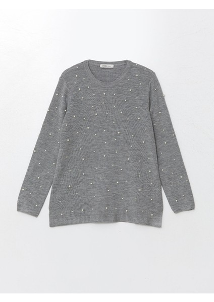 Yeni Sezon Bisiklet Yaka Parlak Taşlı Kadın Triko Kazak indirimleri