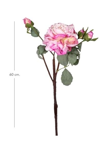 Yapay Gül Kurumuş Efektli Fuşya 60 Cm. fiyatları