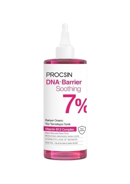 Procsın Dna-Barrier Soothing Cilt Bariyeri Onarıcı Güçlendirici Yüz Temizleyici Tonik