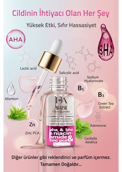 Gözenek Sıkılaştırıcı, Canlandırıcı, Nemlendirici ve Temizleyici Cilt Serumu 50 ml fiyatları