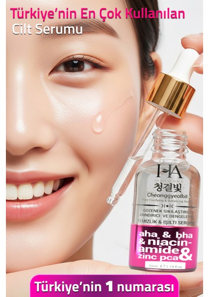 Gözenek Sıkılaştırıcı, Canlandırıcı, Nemlendirici ve Temizleyici Cilt Serumu 50 ml