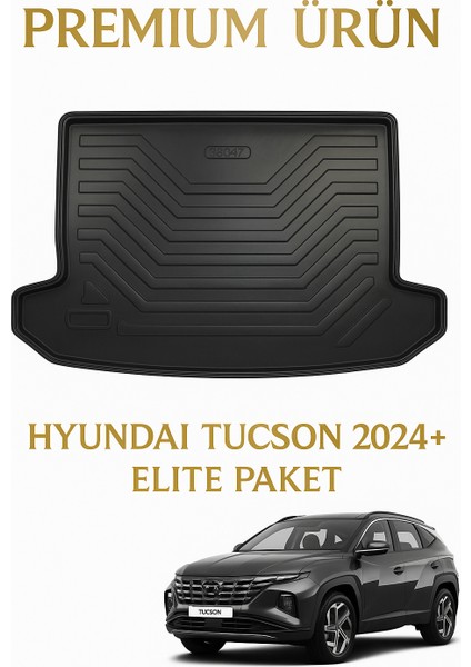 Hyundai Tucson 2024+ Uyumlu 3D Bagaj Havuzu Premium