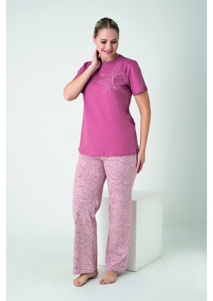 Kadın Penye Süprem Kısakol Pijama Takım C840-918