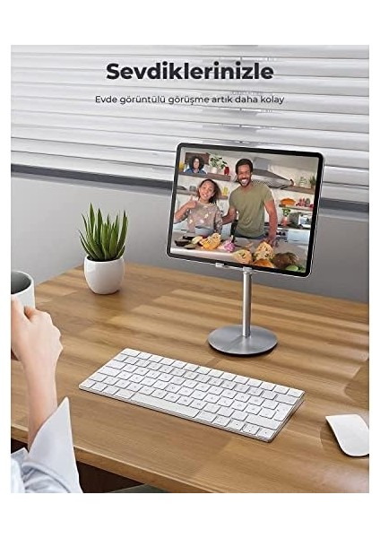 S1-Iı Masa Için Cep Telefonu & Tablet, Ayarlanabilir Yükseklik Açısı,, Ipad, Vb. Tüm 4&apos;&apos;-11&apos;&apos;ekranlar Için Uyumludur. Gri modelleri