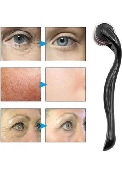 Dermaroller Titanyum 540 Iğneli 1 Mm Saç Kaş Sakal Serum Kullanıma Uygun modelleri