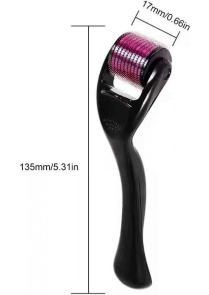 Dermaroller Titanyum 540 Iğneli 1 Mm Saç Kaş Sakal Serum Kullanıma Uygun indirimleri