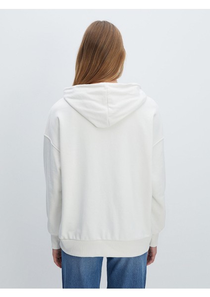 Yeni Sezon Mickey Mouse Baskılı Oversize Kadın Hoodie fırsatları