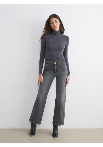Yeni Sezon Wideleg Kadın Jean Pantolon