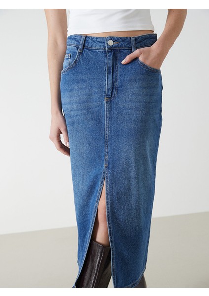 Yeni Sezon Dar Fit Kadın Jean Etek fiyatları