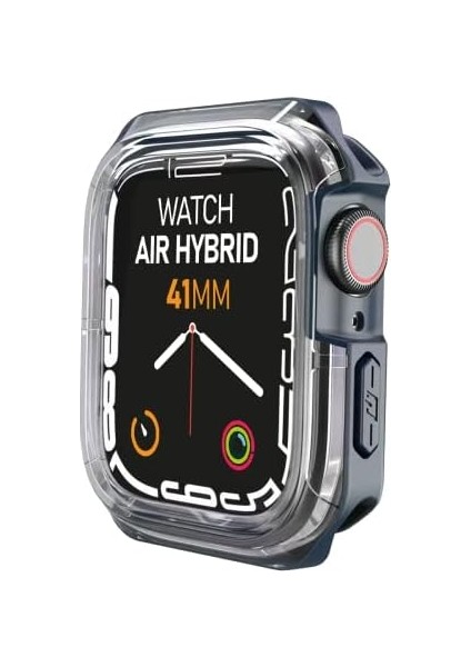 Labs 8/7 Uyumlu Air Hybrid Kılıf 41MM, Darbeye Dayanıklı Koruyucu Silikon Kılıf (Gece Mavi) modelleri