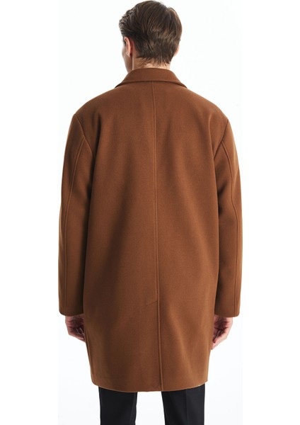 Yeni Sezon Standart Kalıp Ceket Yaka Erkek Kaşe Kaban fırsatları