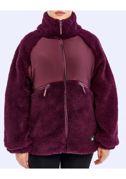 Authentic Oripro Kadın Bordo Regular Fit Sherpa