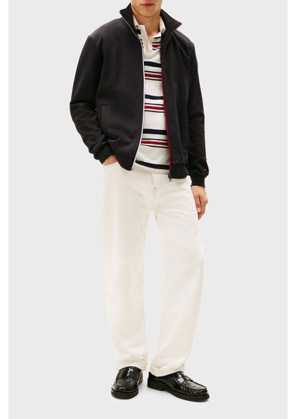 Pamuklu Regular Fit Dik Yaka Fermuarlı Sweat Erkek Sweat MW0MW40481 Bds fiyatları