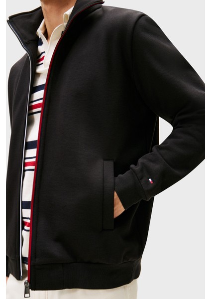 Pamuklu Regular Fit Dik Yaka Fermuarlı Sweat Erkek Sweat MW0MW40481 Bds modelleri