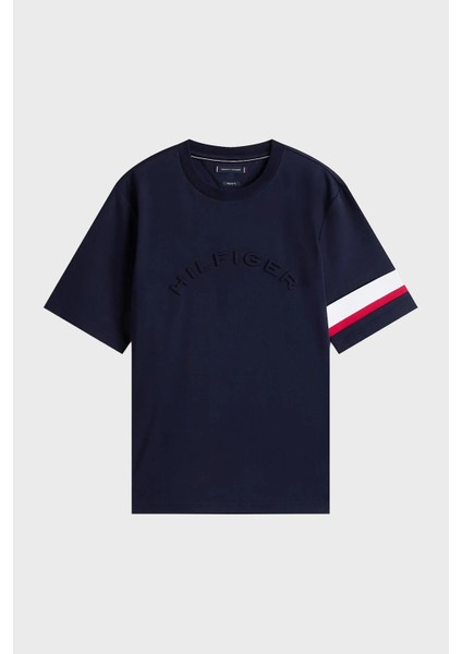 Pamuklu Regular Fit Logolu Bisiklet Yaka T Shirt Erkek T Shirt MW0MW40018 Dw5 indirimleri