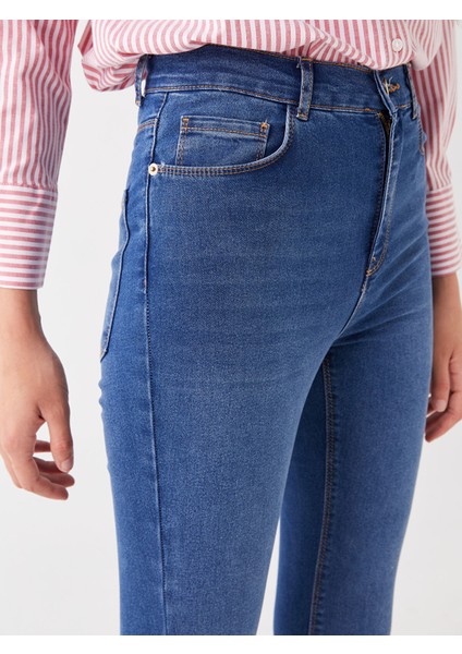 Yeni Sezon Yüksek Bel Jüpiter Süper Skinny Fit Kadın Jean Pantolon indirimleri