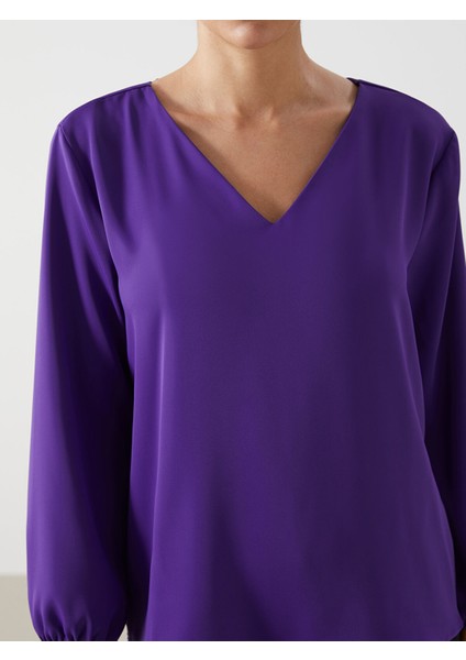 Yeni Sezon V Yaka Kadın Bluz indirimleri