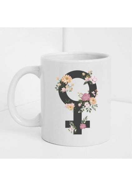 Kadınlar Gününe Özel Baskılı Kupa