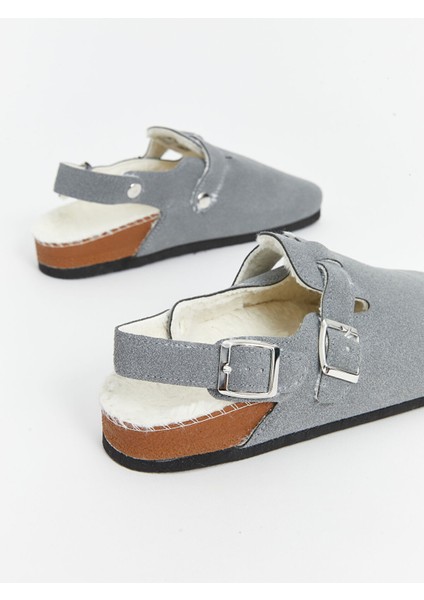 Yeni Sezon Peluş Astar Detaylı Kadın Ev Terliği indirimleri