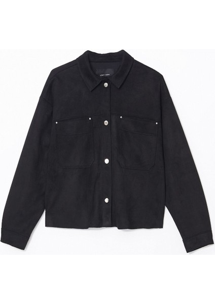 Yeni Sezon Süet Görünümlü Kadın Gömlek Ceket indirimleri