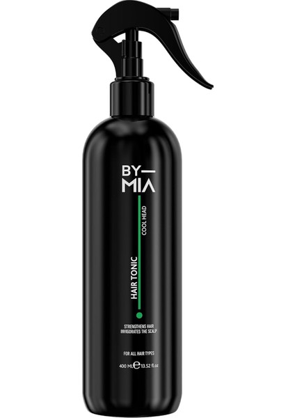 By Mıa Saç Toniği 400ML | Saç Derisi Toniği | Saçı Güçlendirir | Sağlıklı Saç Büyümesini Destekler | Serinletici ve Ferahlatıcı | Tüm Saç Tipleri Için