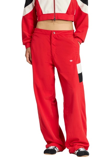 AJY2390 Adidas Trackpant Kadın Pantolon Kırmızı