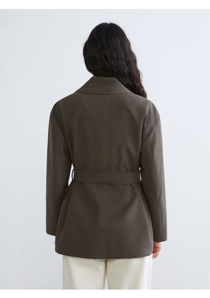 Yeni Sezon Kuşaklı Oversize Kadın Blazer Ceket indirimleri