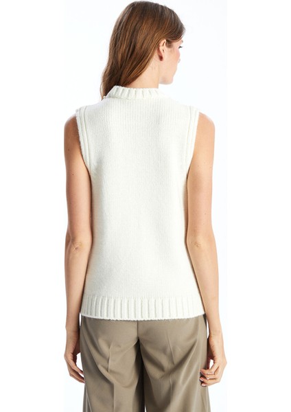 Yeni Sezon Bisiklet Yaka Taşlı Kadın Süveter fırsatları