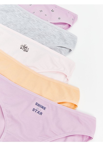 Yeni Sezon Baskılı Bikini Külot 5'li modelleri