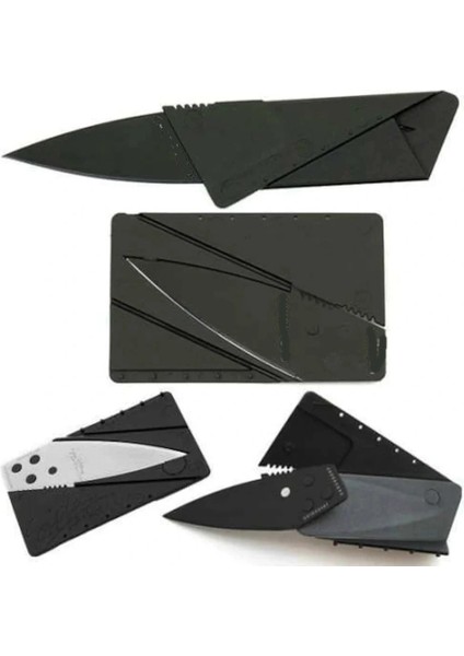 Kredi Kartı Şeklinde Katlanır Kolay Taşınır Kamp Yardımcı Kiti modelleri