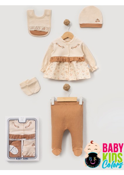 Kutulu Pileli Tavşan Penye 5'li Set