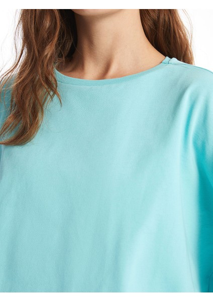 Yeni Sezon Bisiklet Yaka Ekose Kadın Pijama Takımı modelleri