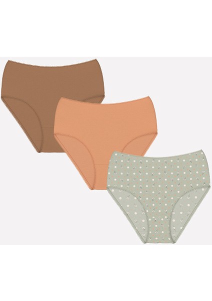 Yeni Sezon Baskılı Klasik Külot 3'lü