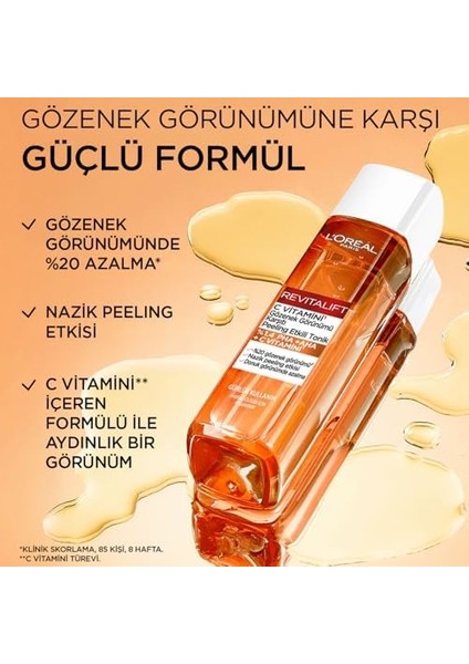 L&apos;oréal Paris Revitalift C Vitamini Gözenek Görünümü Karşıtı Peeling Etkili Tonik modelleri