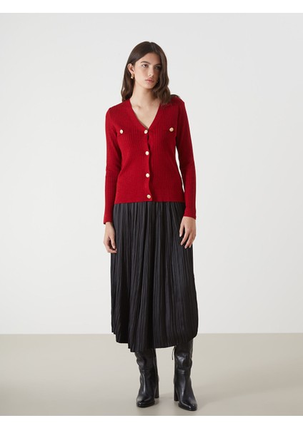 Yeni Sezon V Yaka Kadın Triko Hırka fiyatları