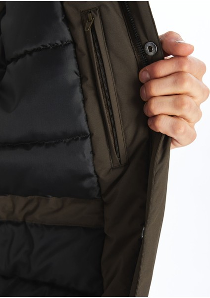 Yeni Sezon Standart Kalıp Kapüşonlu Erkek Parka fırsatları