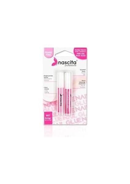 Nascita Pembe Takma Tırnak Yapıştırıcısı