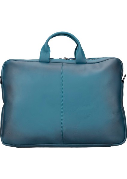 Apollo 15-16 Inç Deri Laptop Çantası BRN4EF Mavi fiyatları