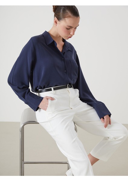 Yeni Sezon Loose Fit Kadın Gömlek