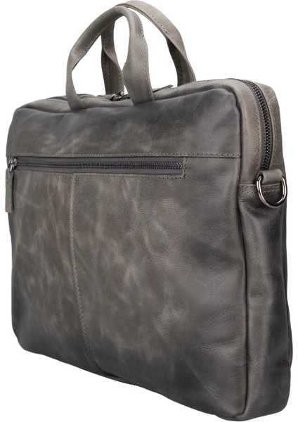 Apollo 13-14 Inç Deri Laptop Çantası TN18EF Gri modelleri